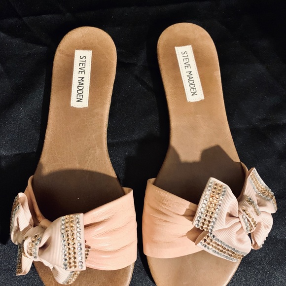Steven Madden BRENNAA Pink Leather Sandals size 8 - Picture 3 of 6
